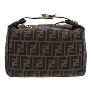 Fendi Zucca Vanity Bag Brown